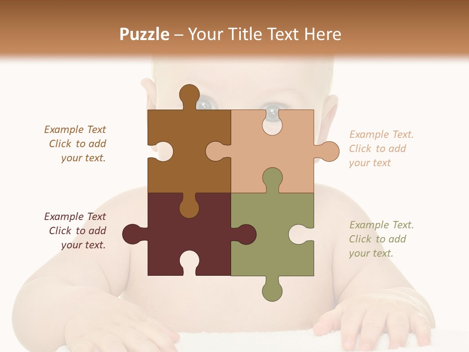 Child Toddler Purity PowerPoint Template