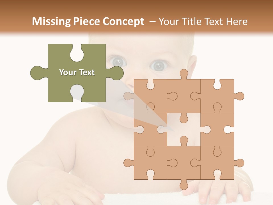 Child Toddler Purity PowerPoint Template