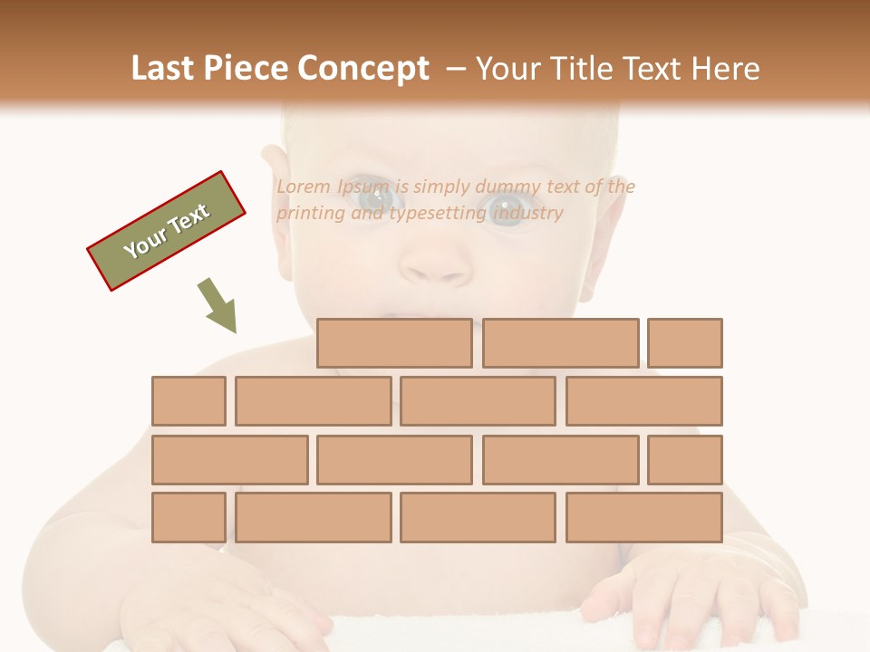 Child Toddler Purity PowerPoint Template