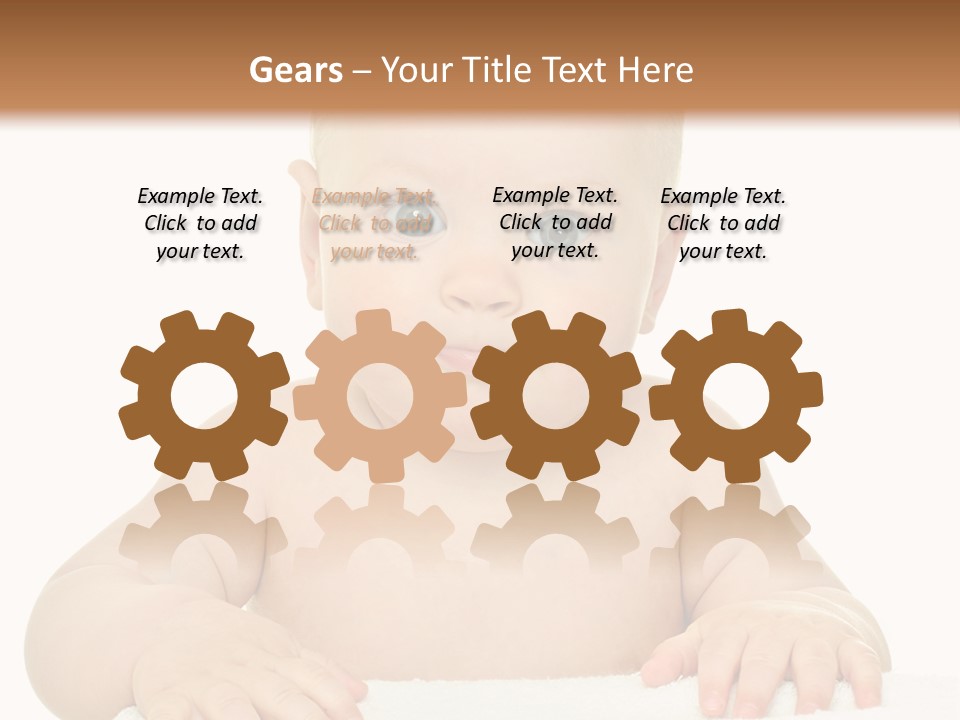 Child Toddler Purity PowerPoint Template