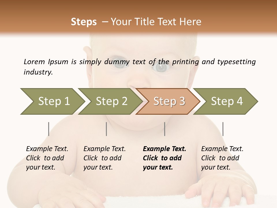 Child Toddler Purity PowerPoint Template