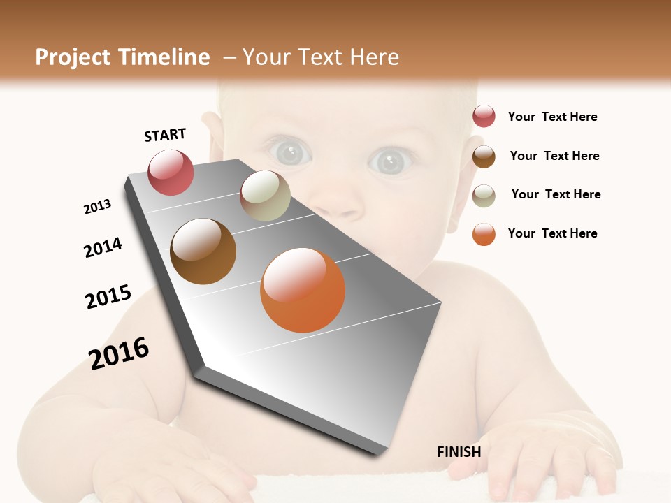 Child Toddler Purity PowerPoint Template