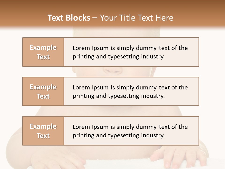 Child Toddler Purity PowerPoint Template