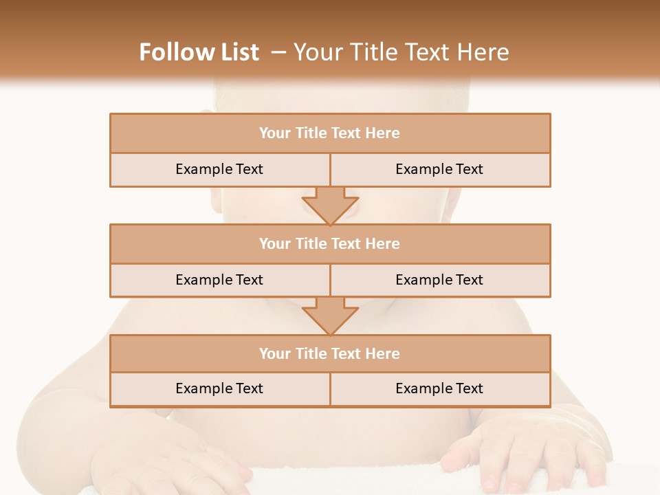 Child Toddler Purity PowerPoint Template