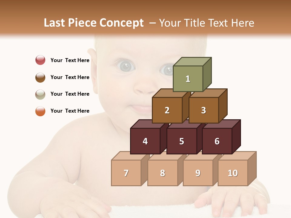 Child Toddler Purity PowerPoint Template