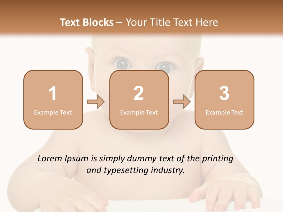Child Toddler Purity PowerPoint Template