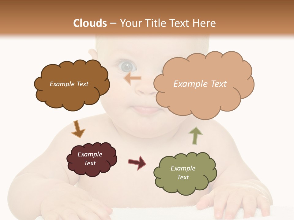 Child Toddler Purity PowerPoint Template