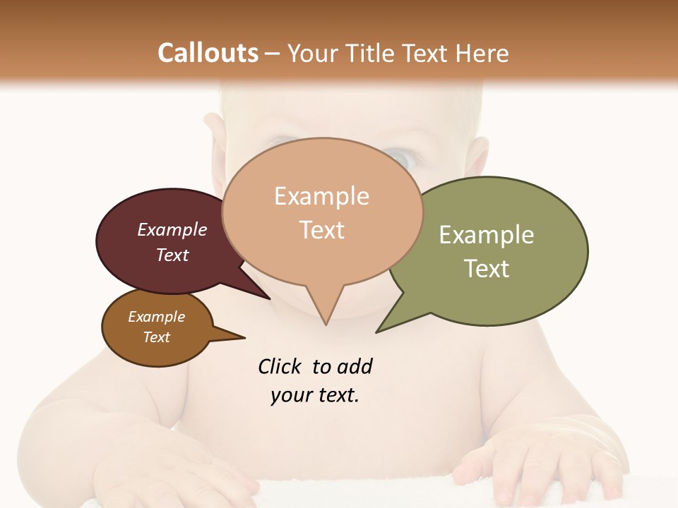 Child Toddler Purity PowerPoint Template