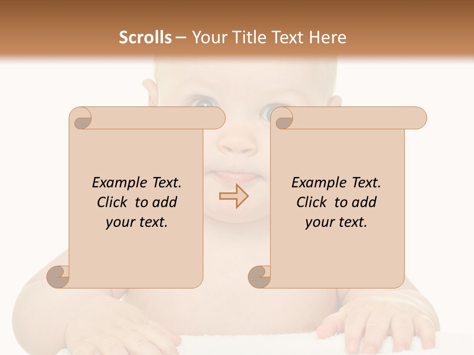Child Toddler Purity PowerPoint Template