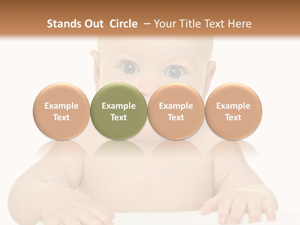 Child Toddler Purity PowerPoint Template
