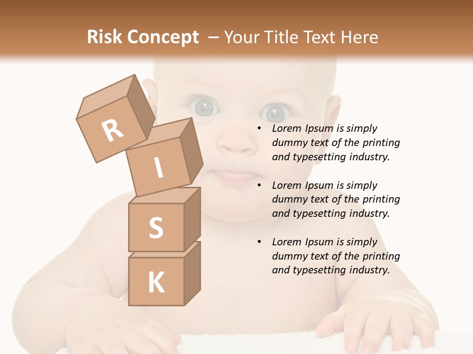 Child Toddler Purity PowerPoint Template