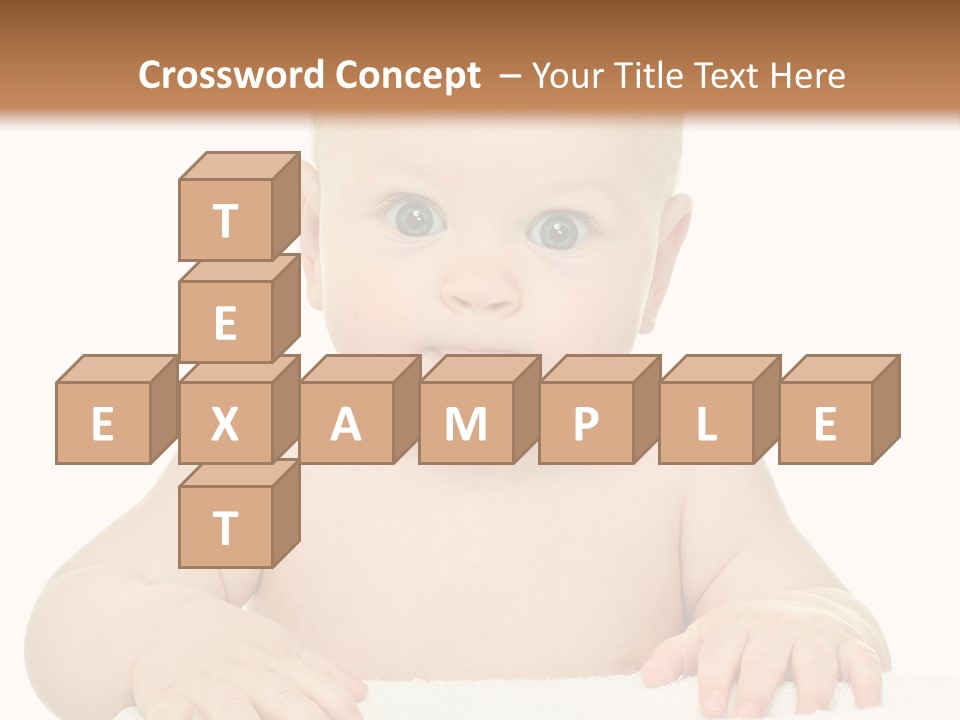 Child Toddler Purity PowerPoint Template