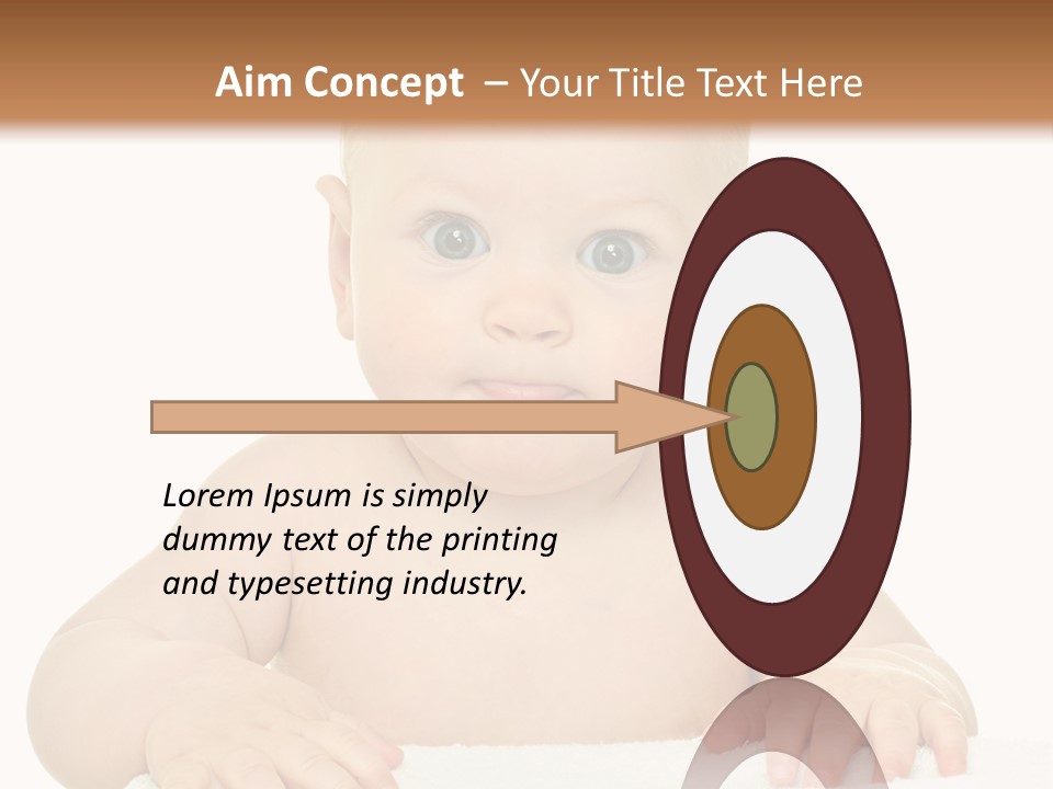 Child Toddler Purity PowerPoint Template