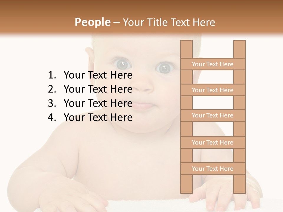 Child Toddler Purity PowerPoint Template