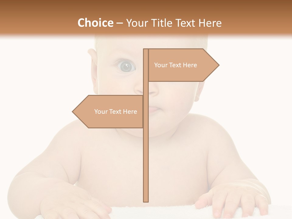Child Toddler Purity PowerPoint Template
