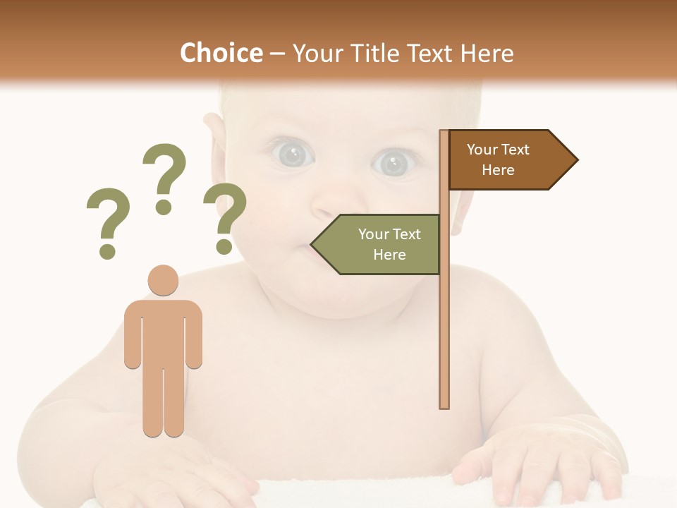 Child Toddler Purity PowerPoint Template