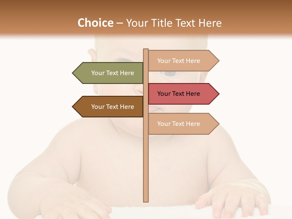 Child Toddler Purity PowerPoint Template