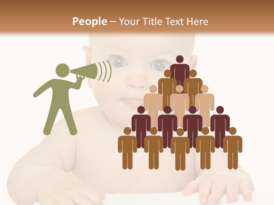 Child Toddler Purity PowerPoint Template