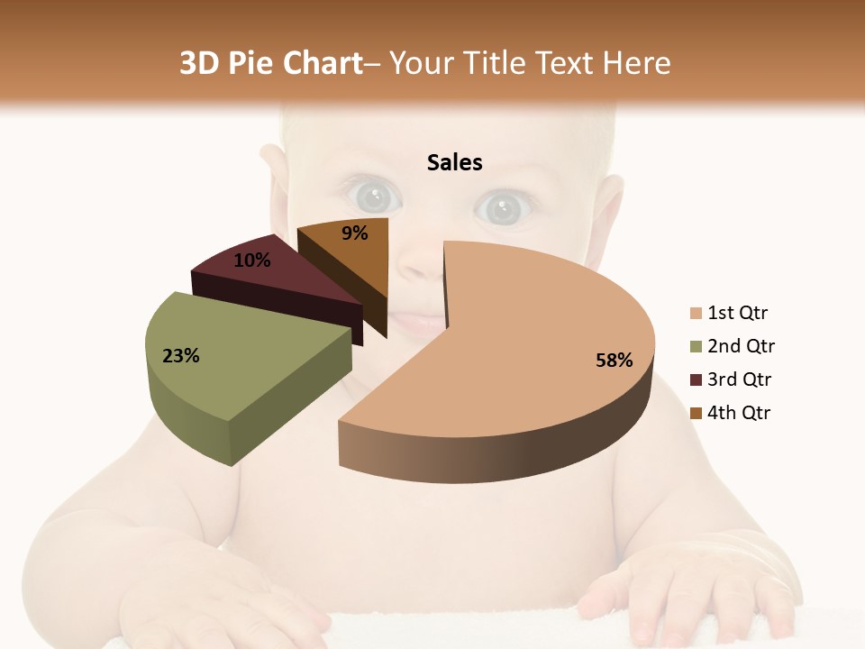 Child Toddler Purity PowerPoint Template