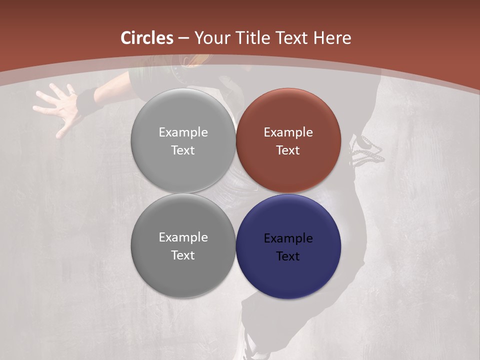 Man Modern Stunt PowerPoint Template