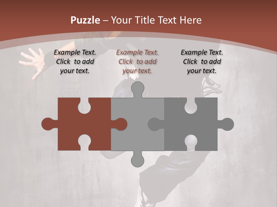 Man Modern Stunt PowerPoint Template