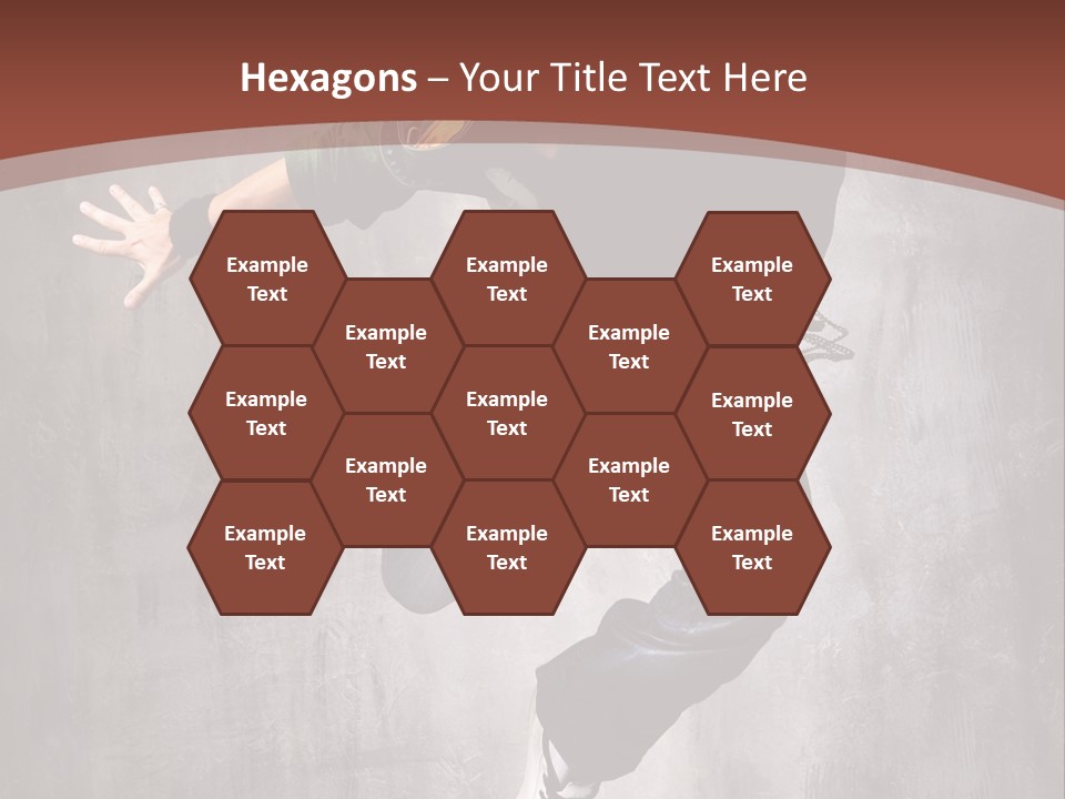 Man Modern Stunt PowerPoint Template