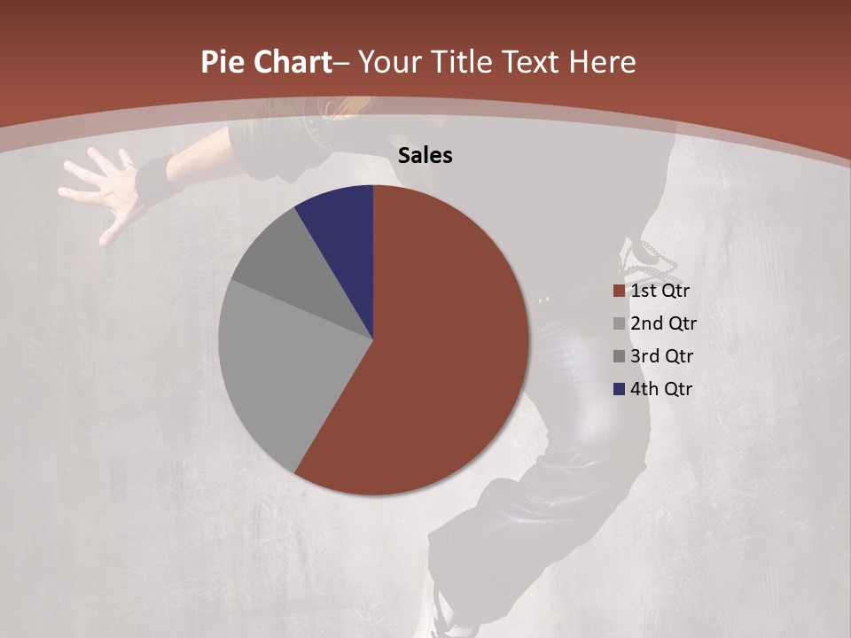 Man Modern Stunt PowerPoint Template