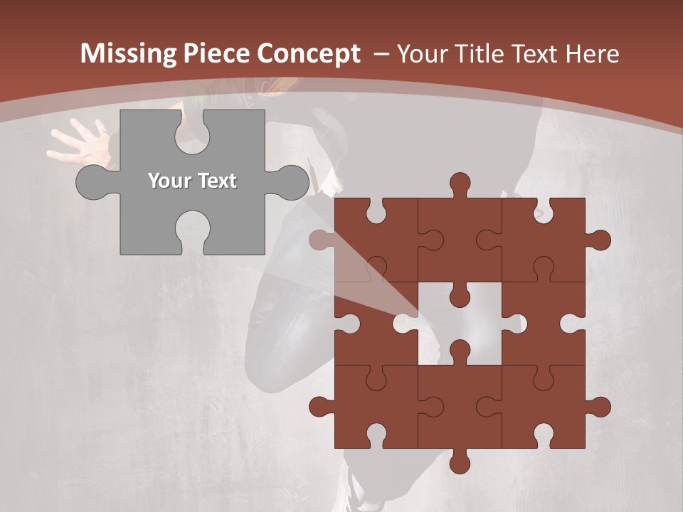 Man Modern Stunt PowerPoint Template