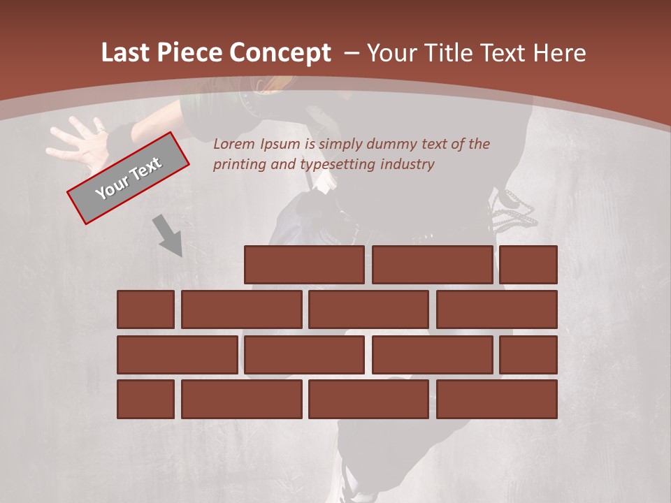 Man Modern Stunt PowerPoint Template