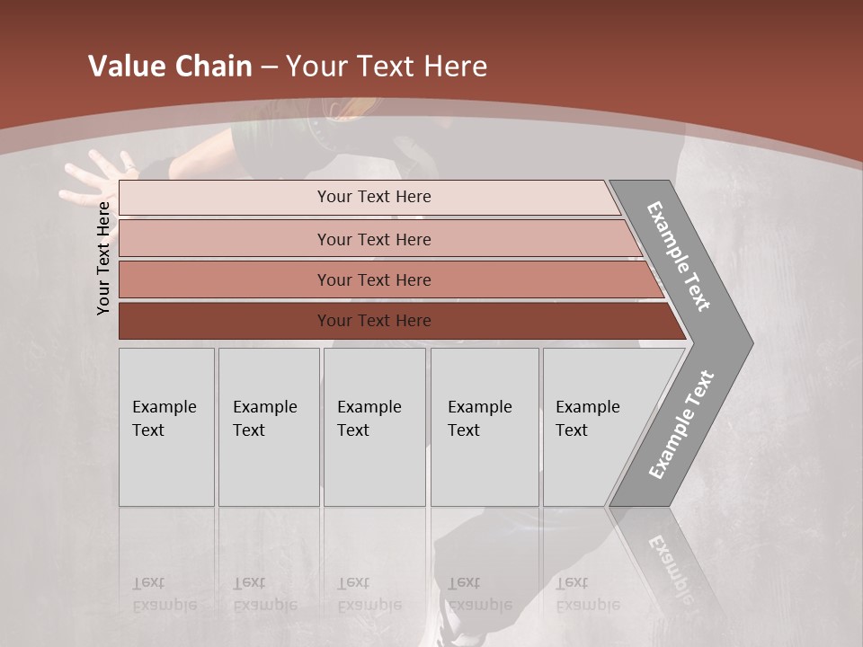 Man Modern Stunt PowerPoint Template
