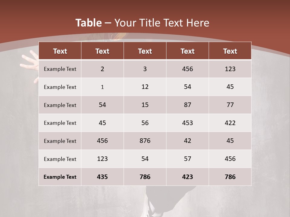 Man Modern Stunt PowerPoint Template