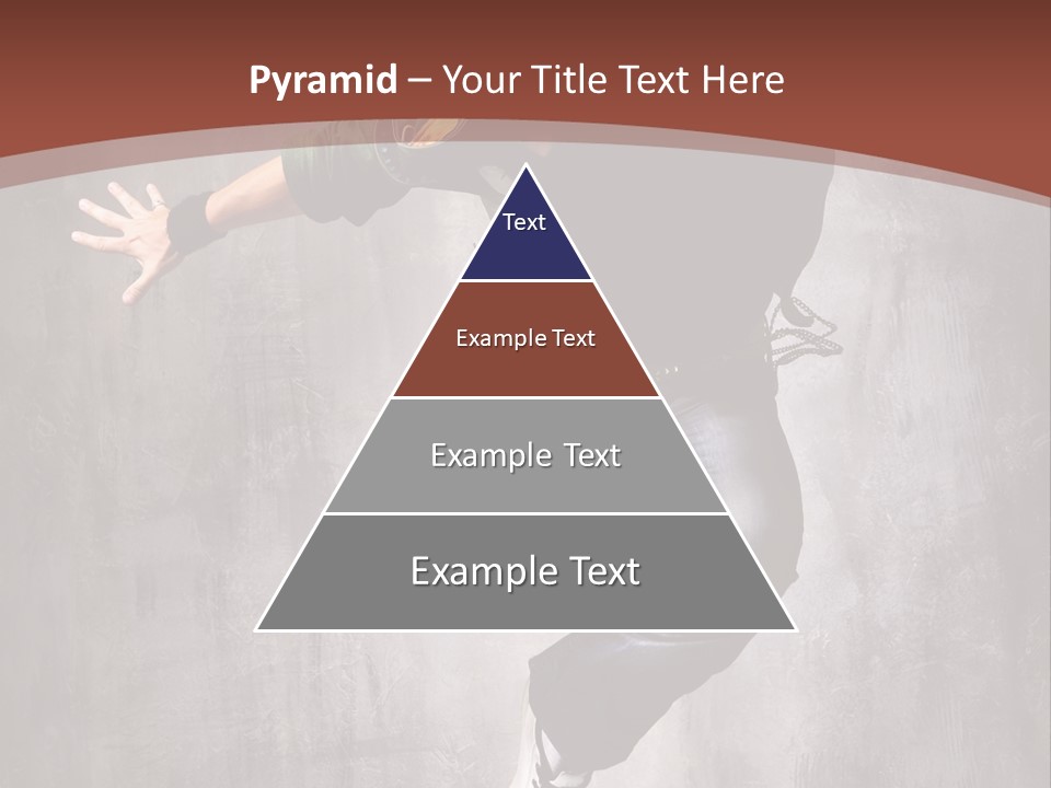 Man Modern Stunt PowerPoint Template