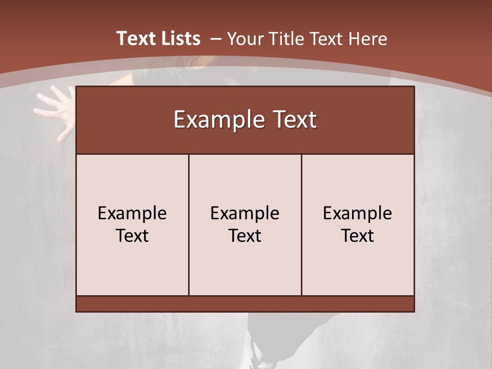Man Modern Stunt PowerPoint Template