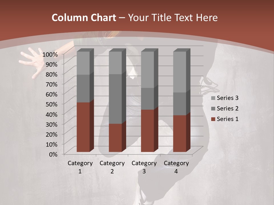 Man Modern Stunt PowerPoint Template