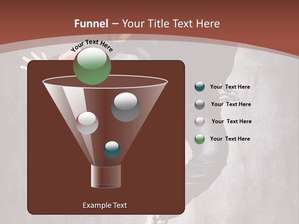 Man Modern Stunt PowerPoint Template