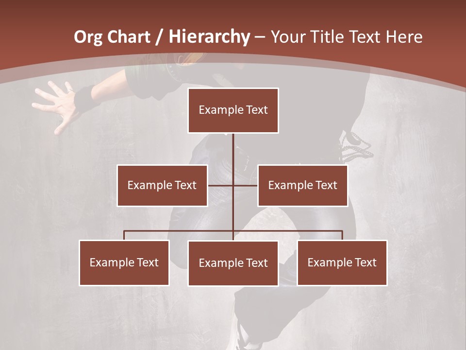 Man Modern Stunt PowerPoint Template