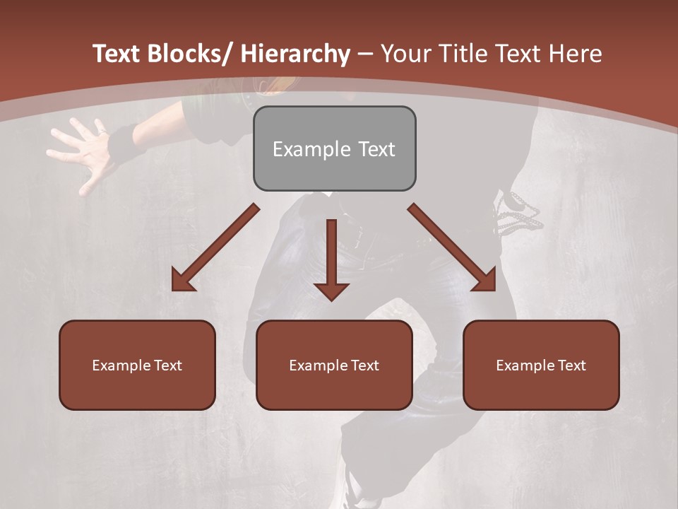 Man Modern Stunt PowerPoint Template