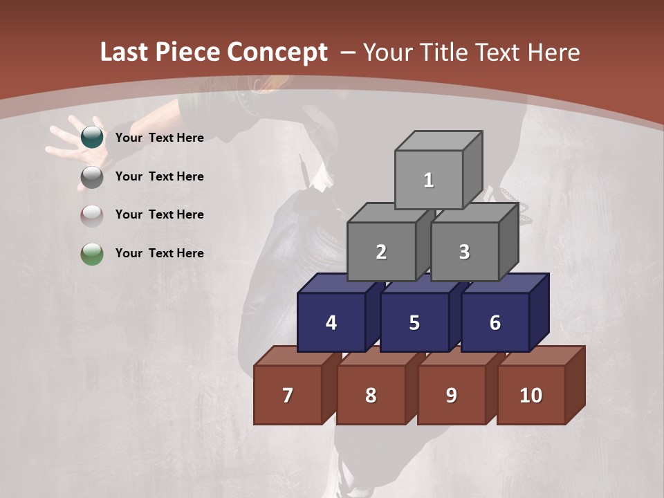 Man Modern Stunt PowerPoint Template