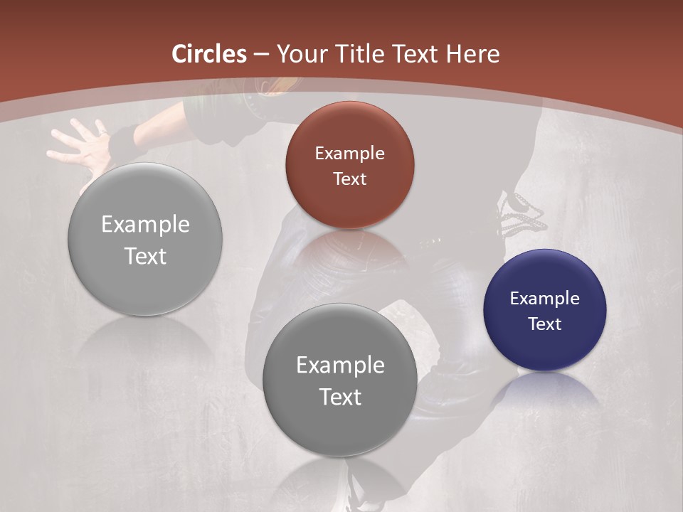 Man Modern Stunt PowerPoint Template