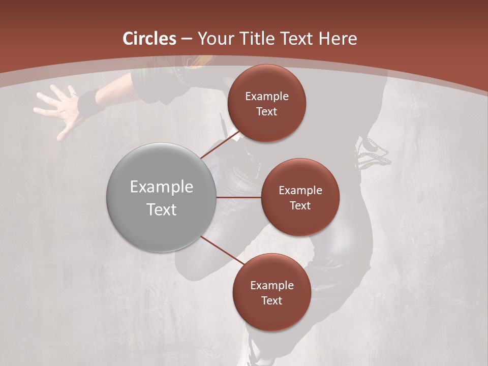 Man Modern Stunt PowerPoint Template