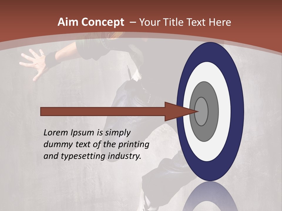 Man Modern Stunt PowerPoint Template