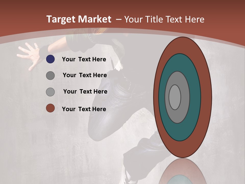 Man Modern Stunt PowerPoint Template