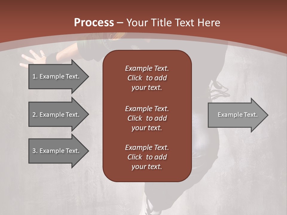 Man Modern Stunt PowerPoint Template