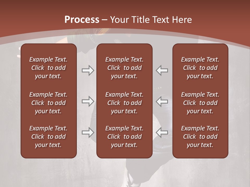 Man Modern Stunt PowerPoint Template