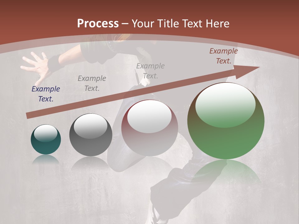 Man Modern Stunt PowerPoint Template