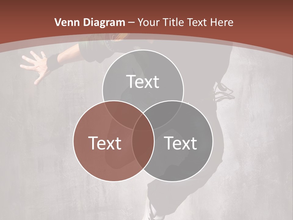 Man Modern Stunt PowerPoint Template