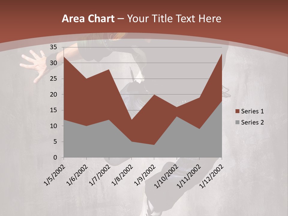 Man Modern Stunt PowerPoint Template