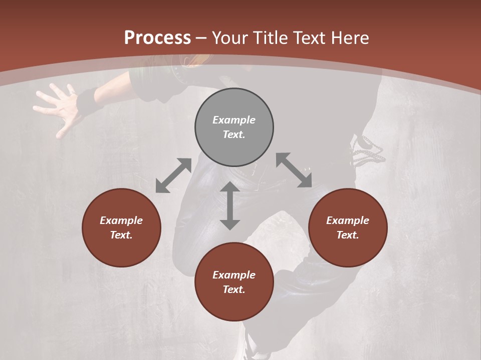 Man Modern Stunt PowerPoint Template