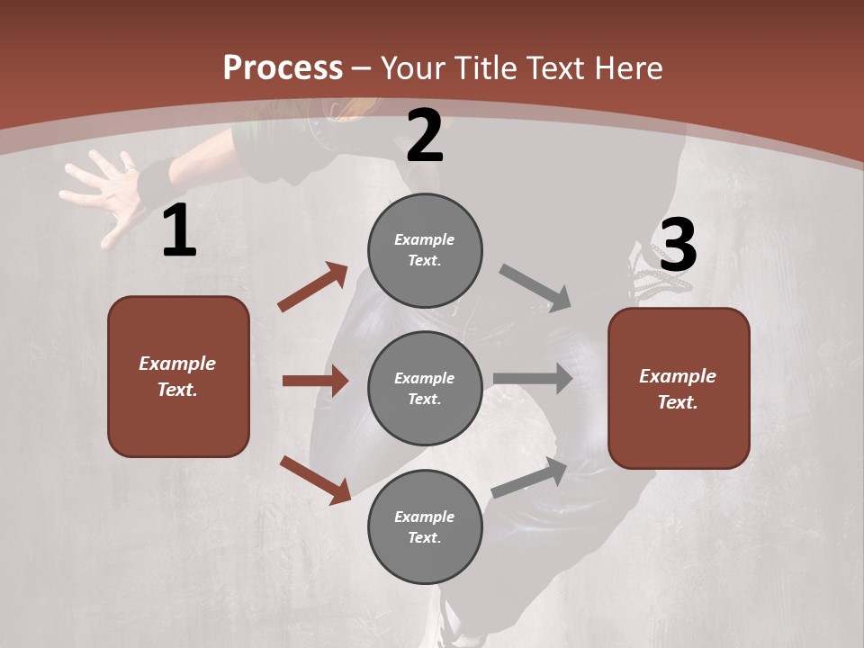 Man Modern Stunt PowerPoint Template