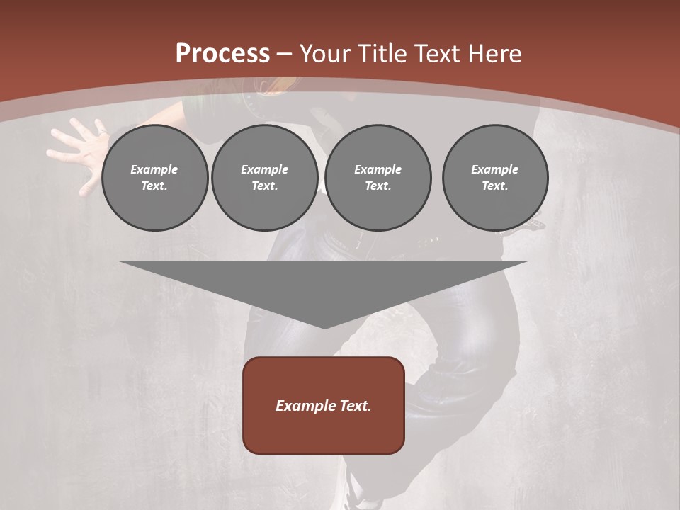 Man Modern Stunt PowerPoint Template